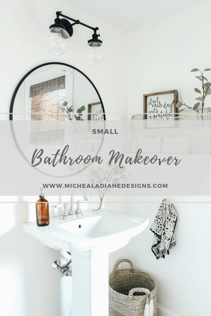 Modern Farmhouse Bathroom Sink Cabinet, Pedestal Sink Storage