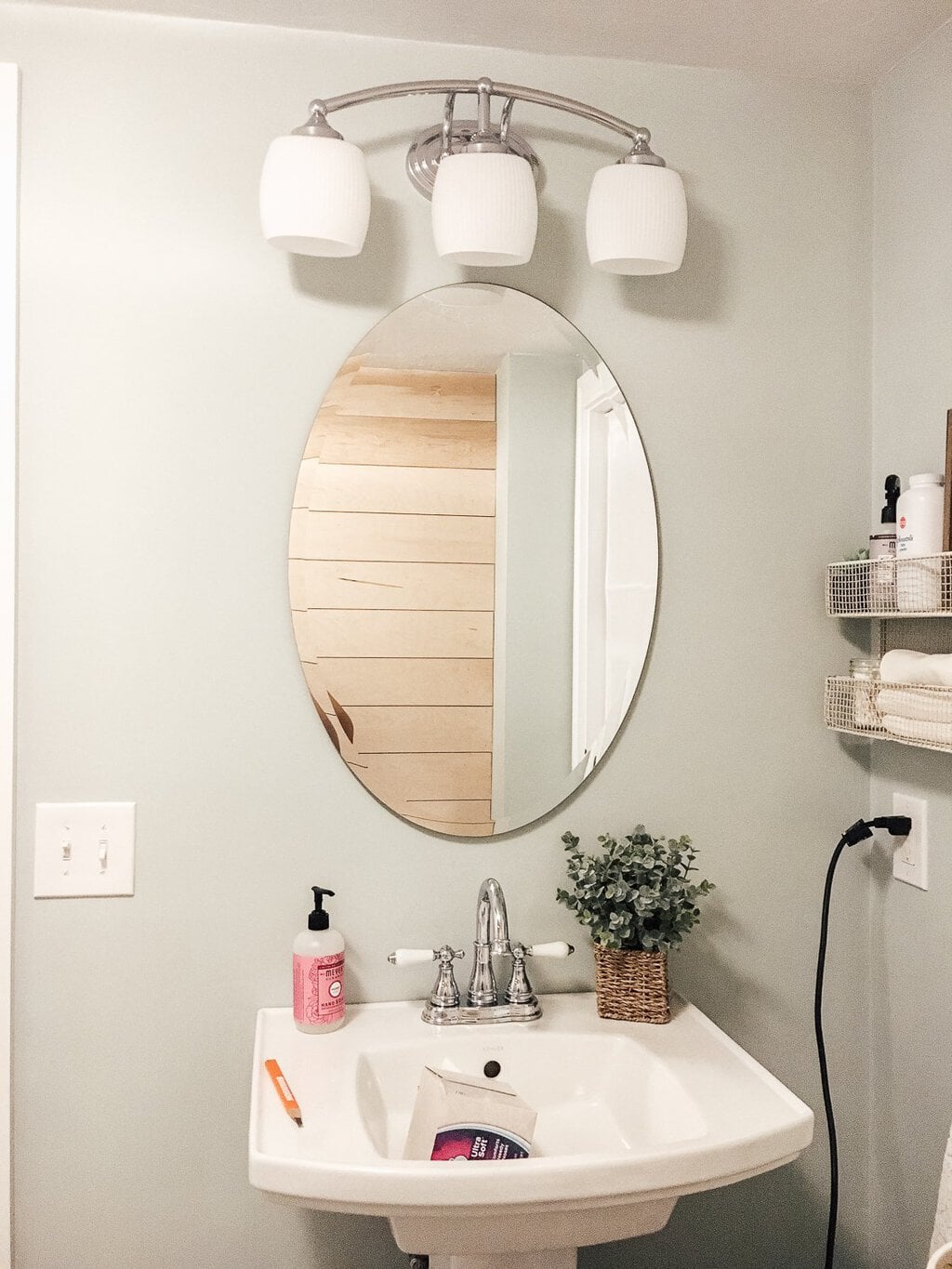 Modern Farmhouse Bathroom Makeover Reveal! | michealadianedesigns.com