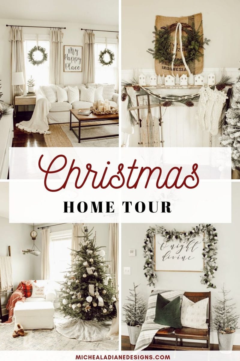 Our Christmas Home Tour - Micheala Diane Designs