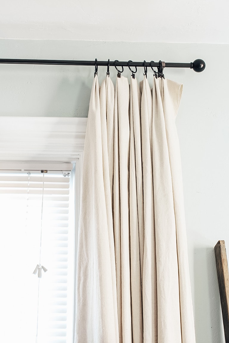 Diy Drop Cloth Curtains 2 Ways Micheala Diane Designs