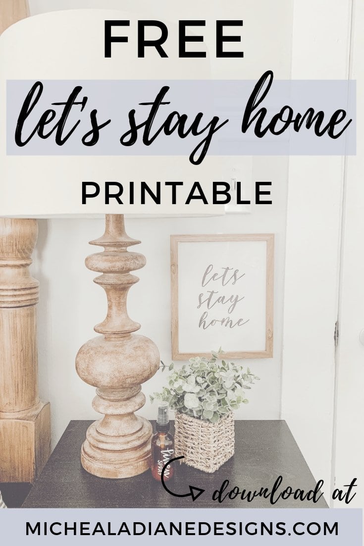 Free Home Decor Printable - Micheala Diane Designs