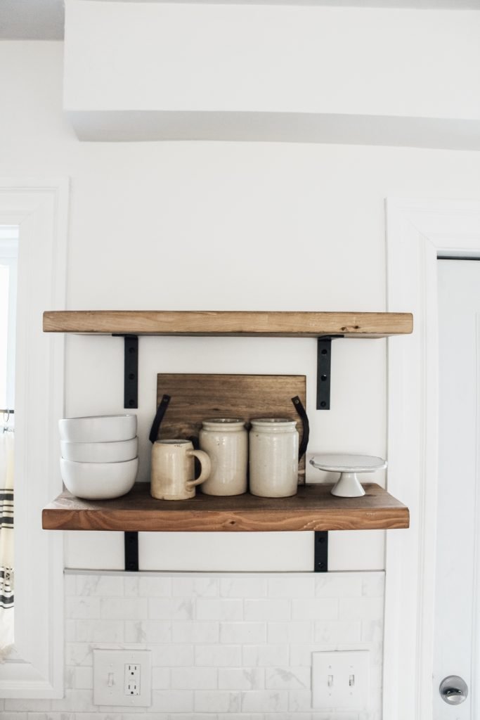 How to Style Open Shelving