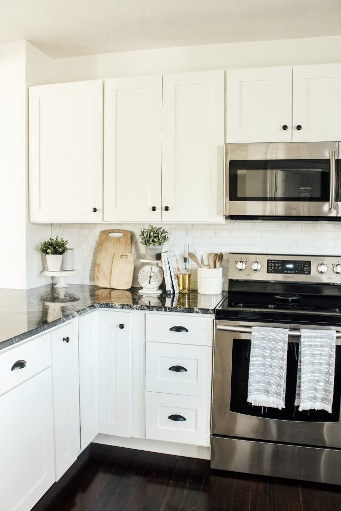 Modern Farmhouse Kitchen Makeover Reveal - Micheala Diane Designs