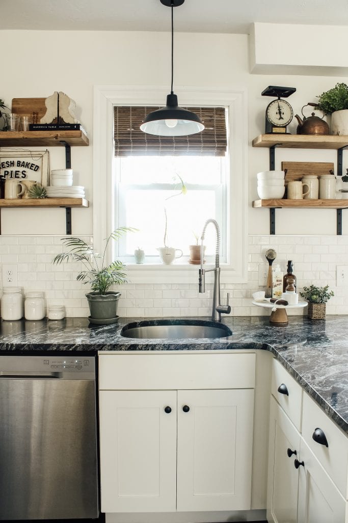 Modern Farmhouse Kitchen Makeover Reveal - Micheala Diane Designs