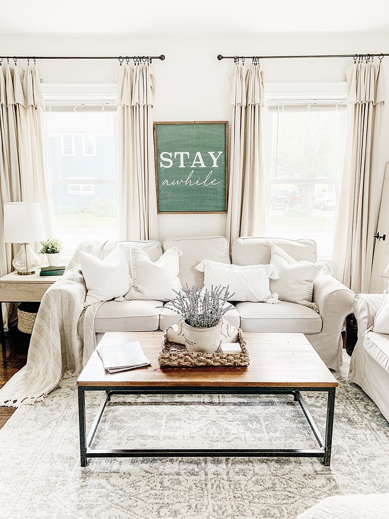 Boutique Rug in living room