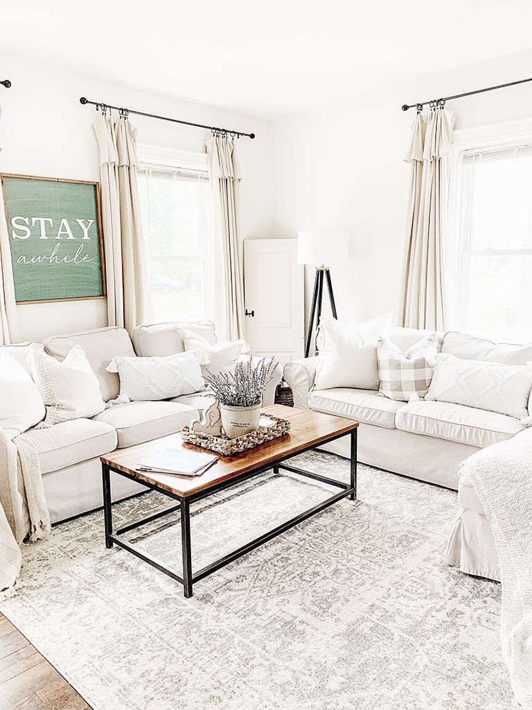 Boutique Rug in living room