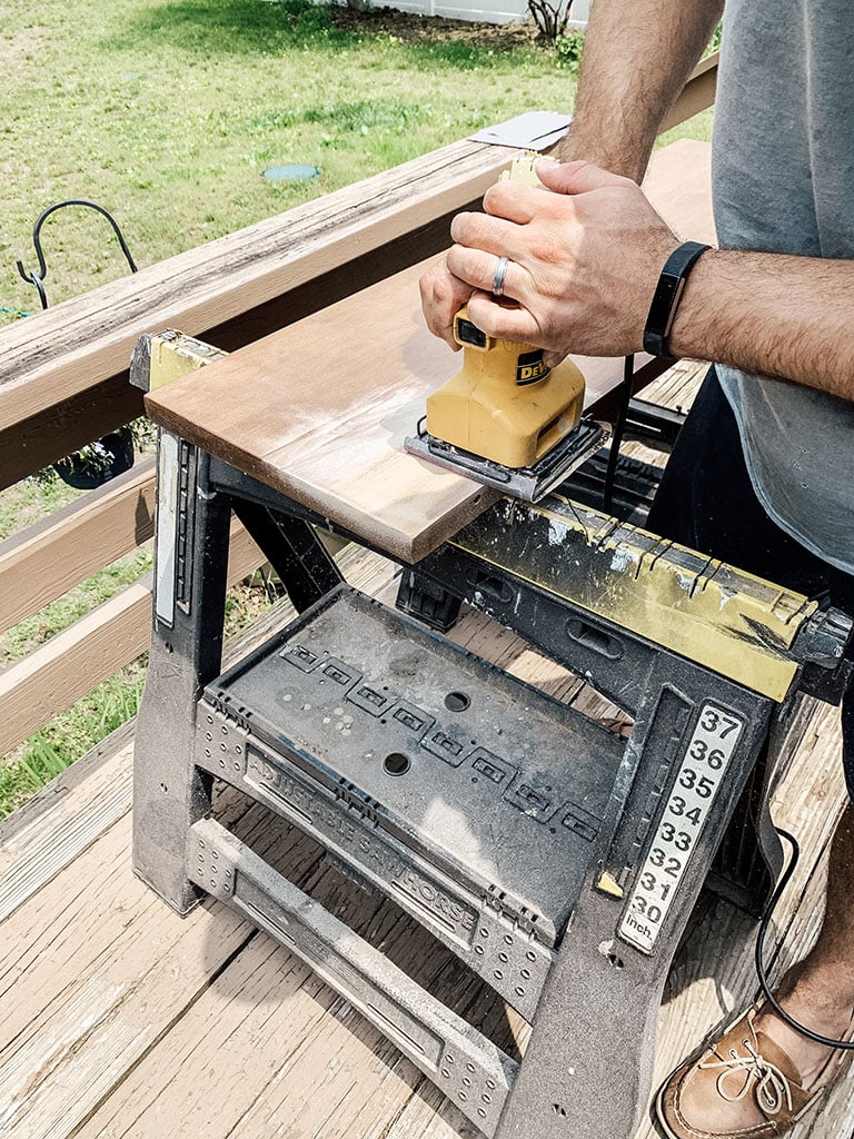 Dining Table Sanding