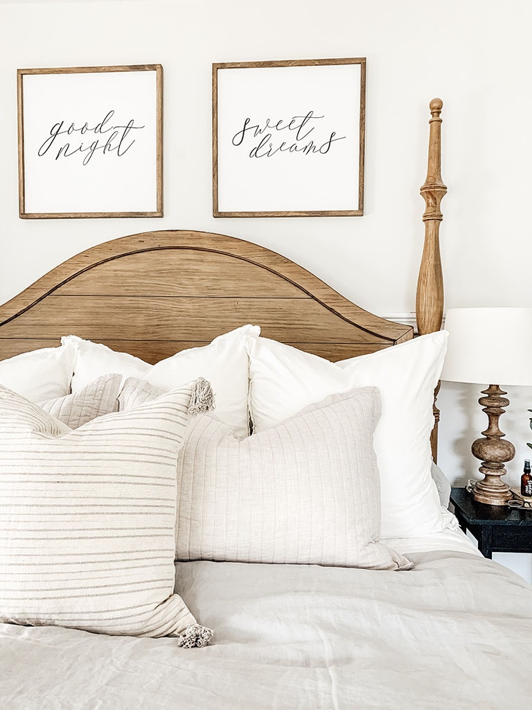 How to Style a Bed Like a Pro - Micheala Diane Designs