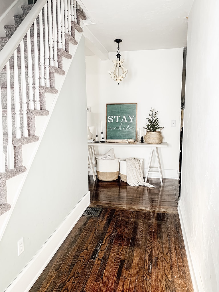 Stairs and Entry Table