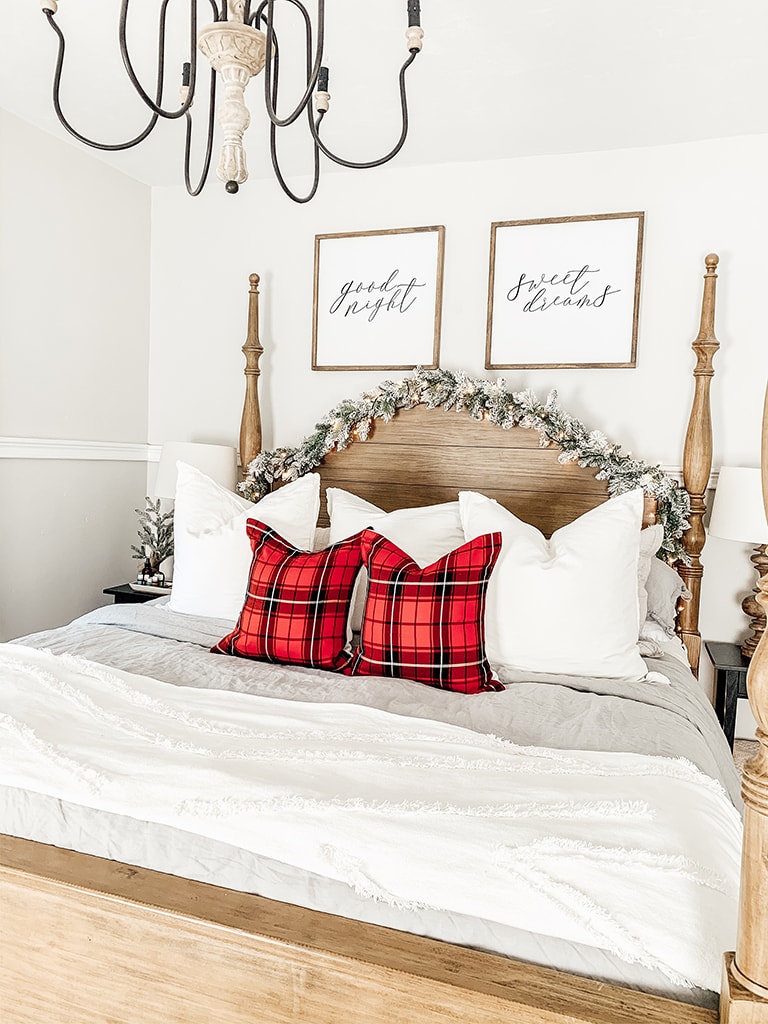 Farmhouse Christmas Bedroom