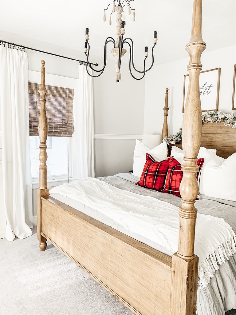 Farmhouse Christmas Bedroom