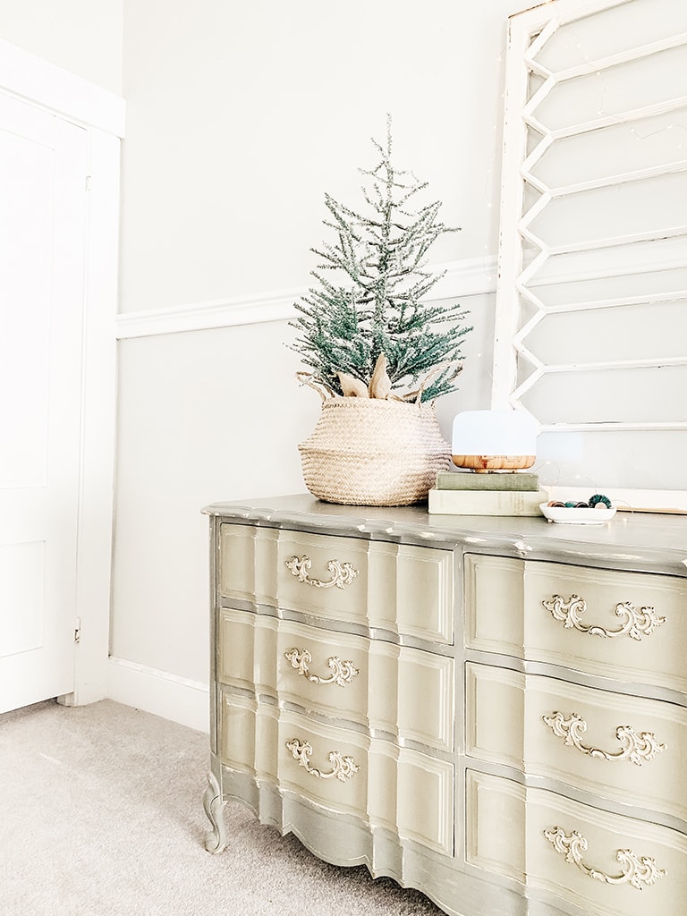 Farmhouse Christmas dresser