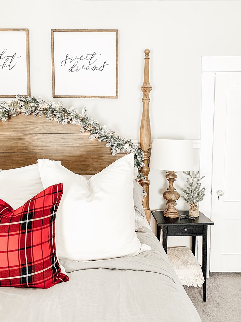 Farmhouse Christmas Bedroom