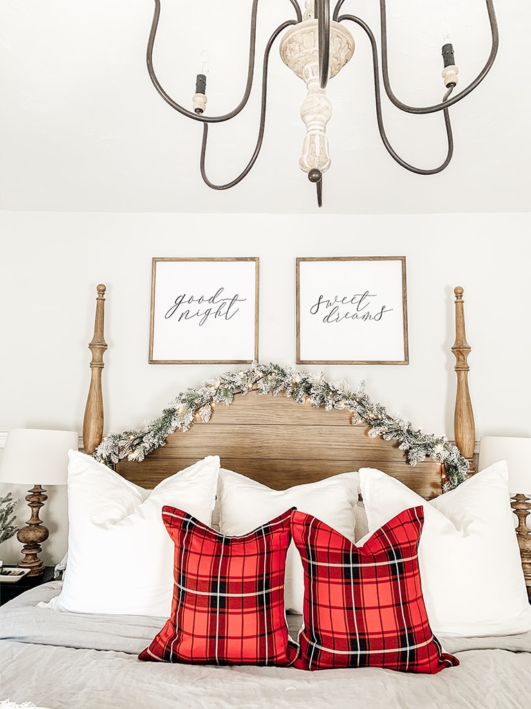 Farmhouse Christmas Bedroom