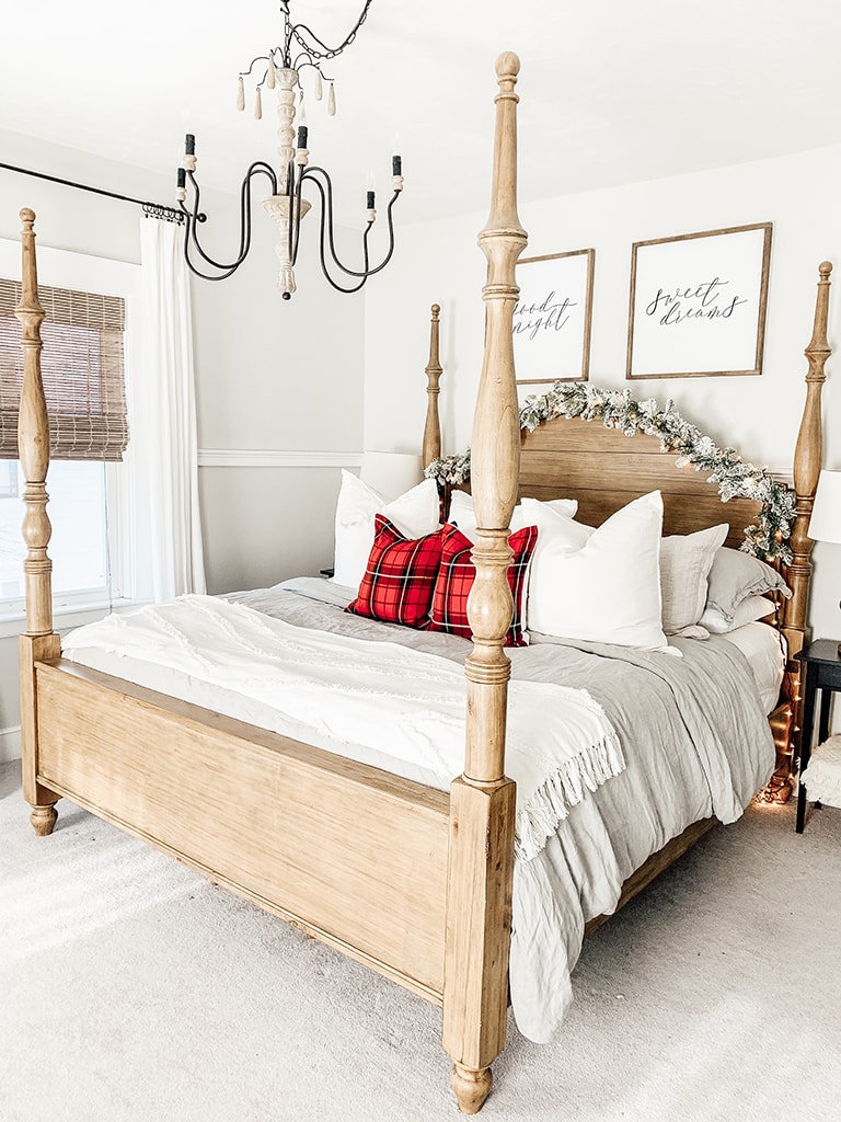 Farmhouse Christmas Bedroom