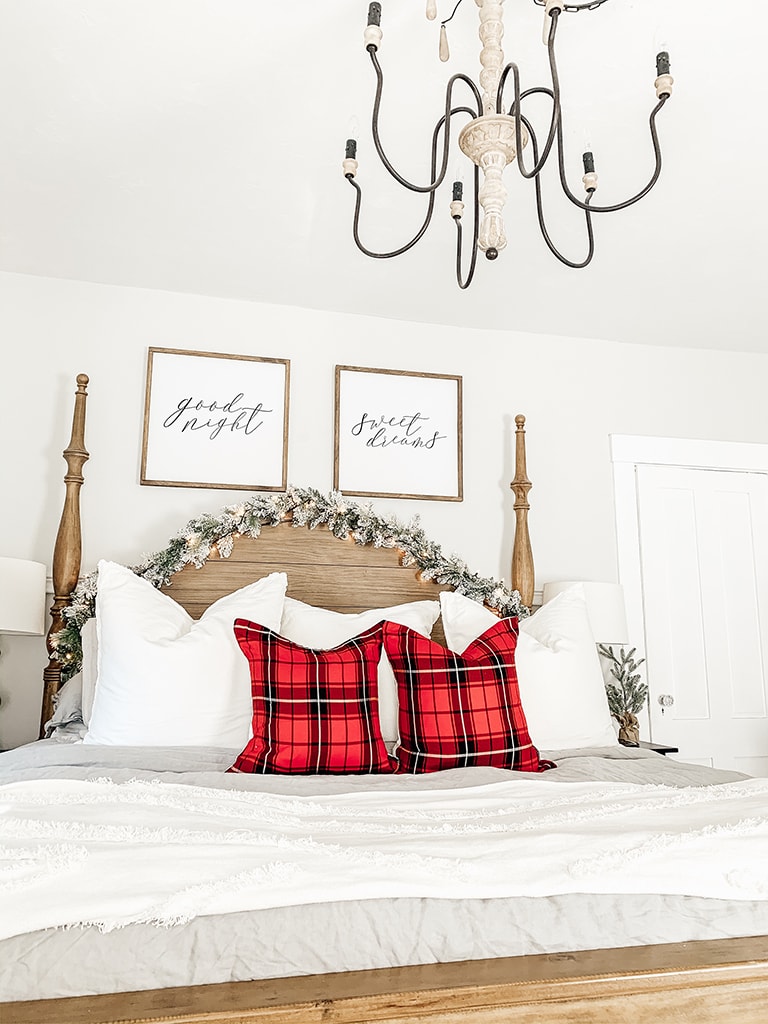 Farmhouse Christmas Bedroom