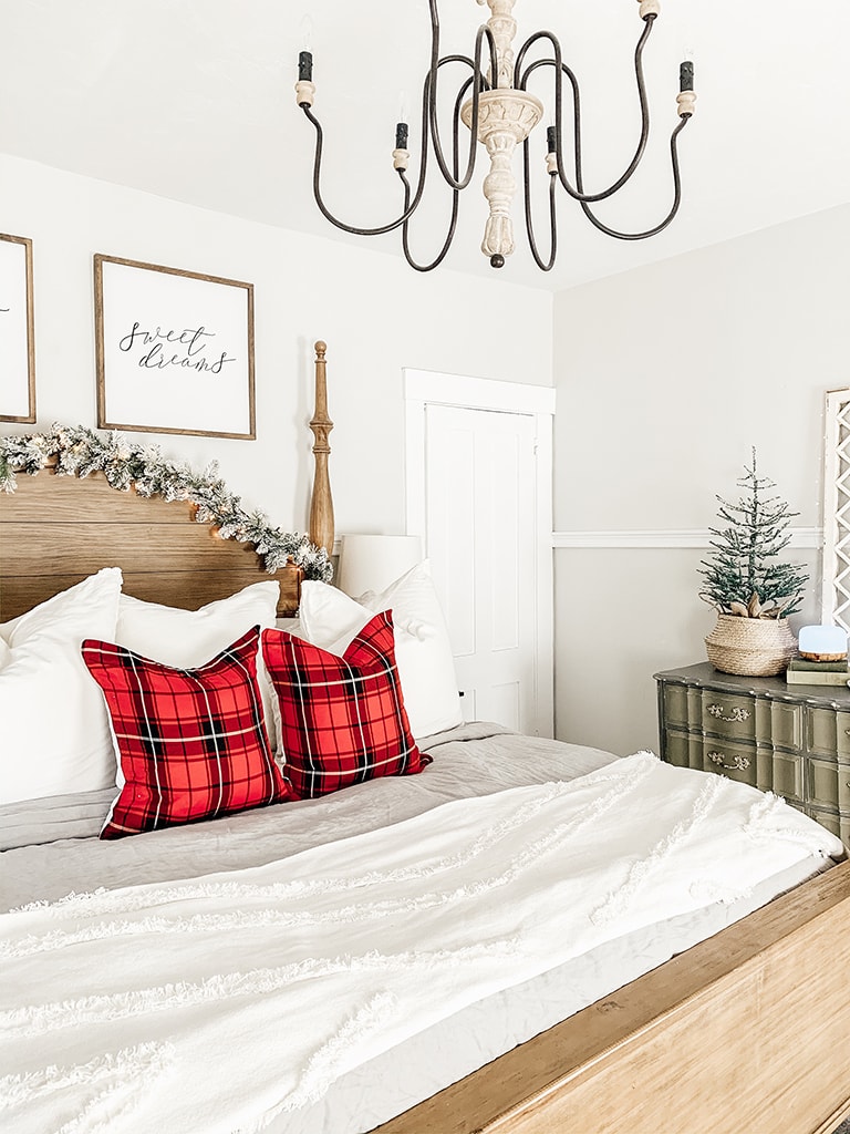 Farmhouse Christmas Bedroom