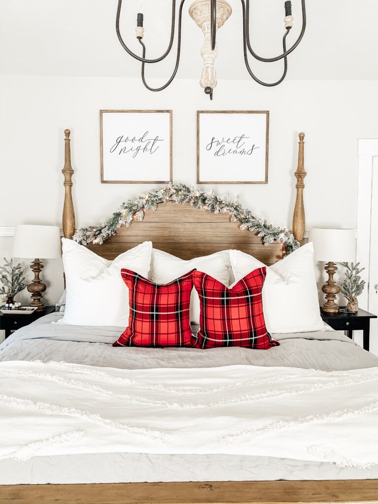 Farmhouse Christmas Bedroom