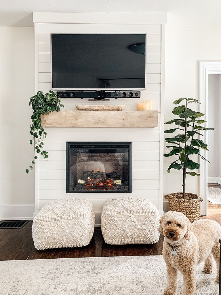 Decorating Mantel With TV