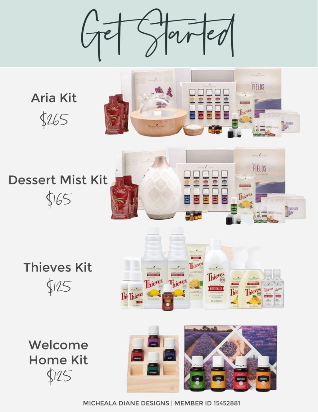 Essential Oils - Micheala Diane Designs