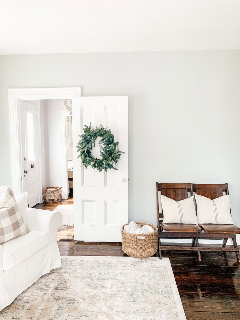 Living Room Painted Sherwin Williams Sea Salt