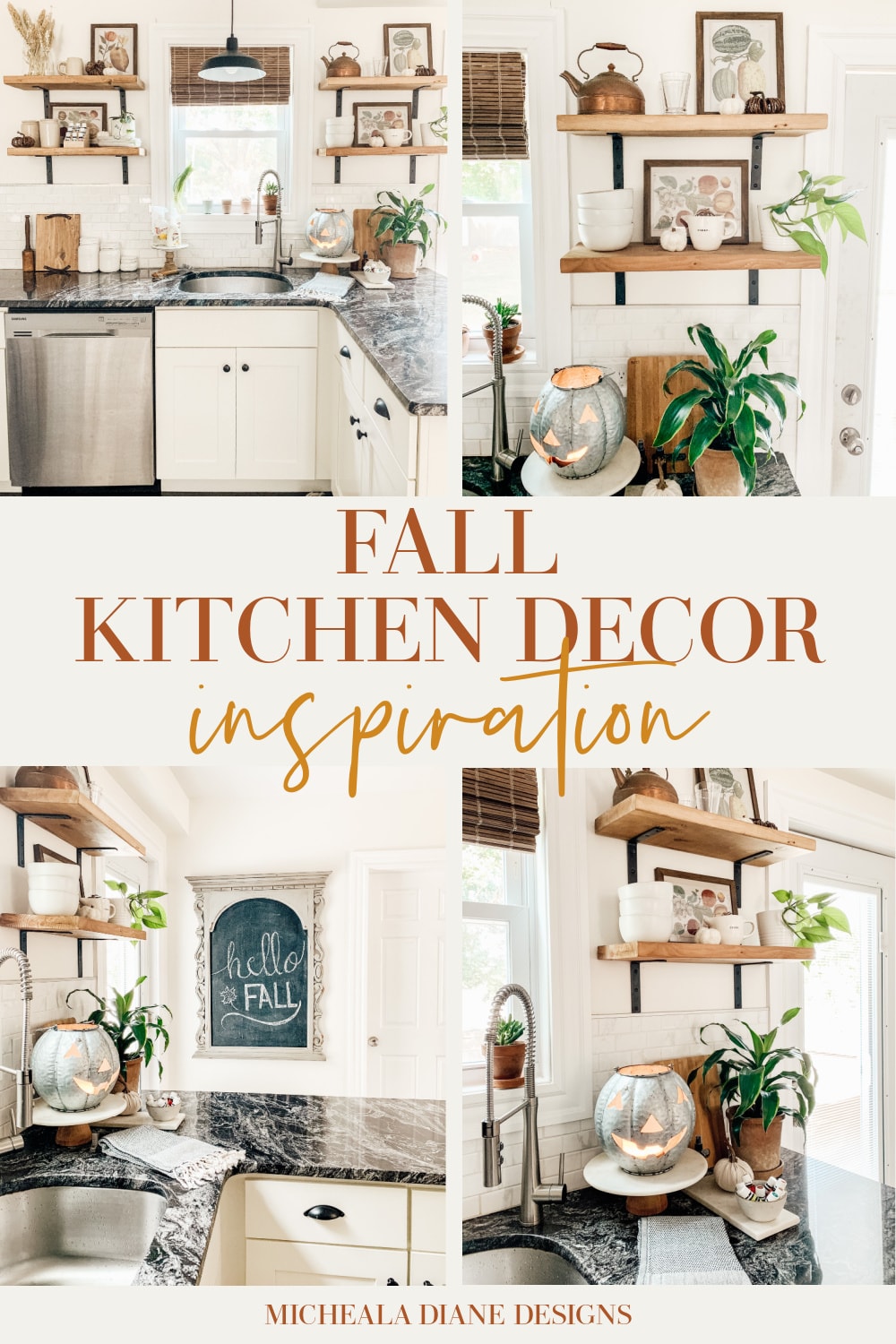 Styling Neutral Fall Decor in Your Home - Micheala Diane Designs