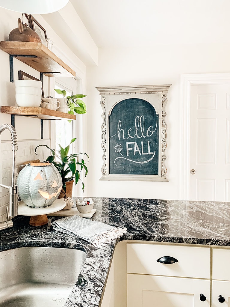 Fall Kitchen Decor Tour - Micheala Diane Designs