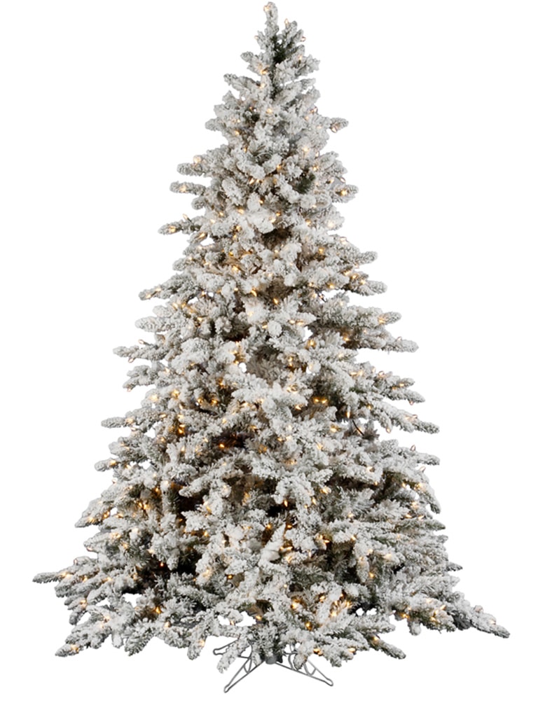 10 of the Best Flocked Christmas Trees Micheala Diane Designs