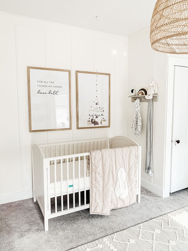 White Nursery Crib