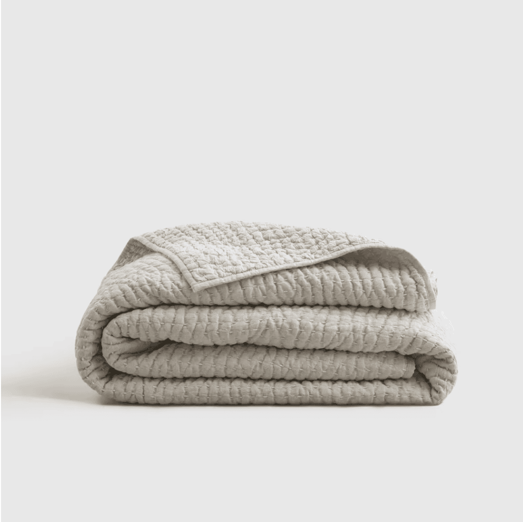 European Linen Cotton Stitch Quilt