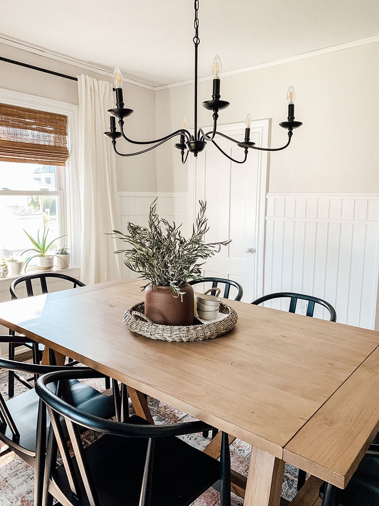 Wood Modern Farmhouse Table