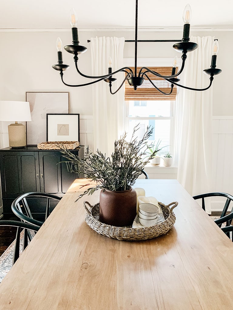 Farmhouse dining store room table lighting