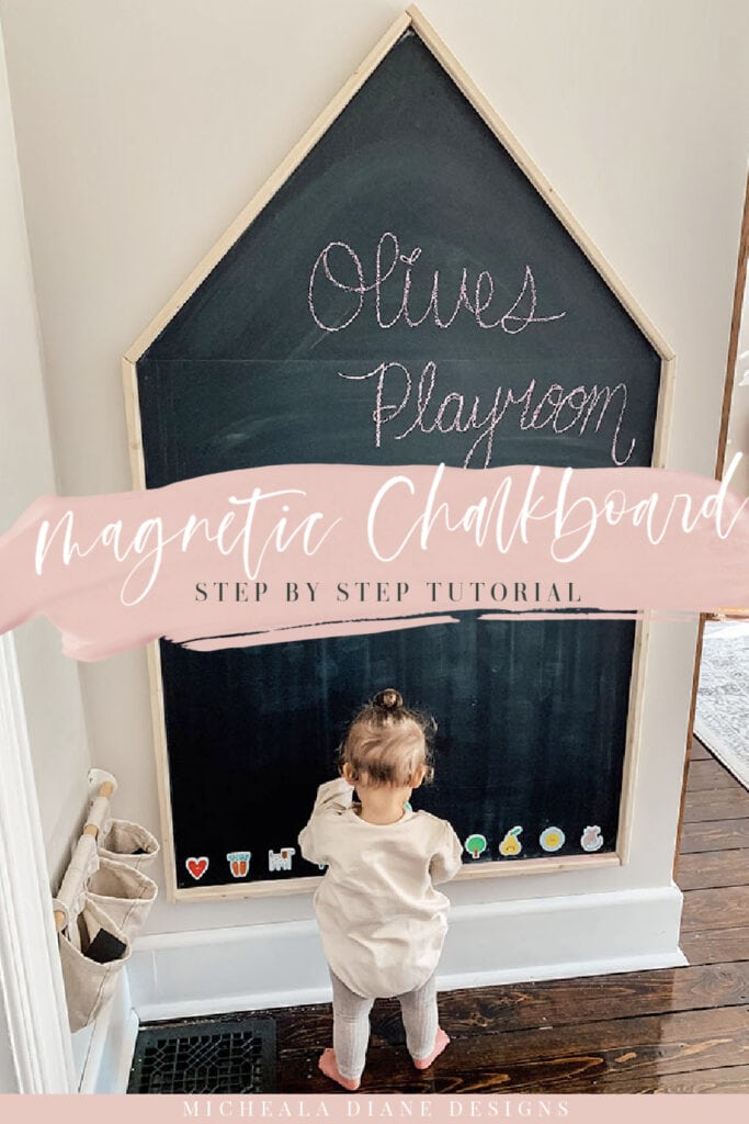 DIY Chalkboard House Micheala Diane Designs