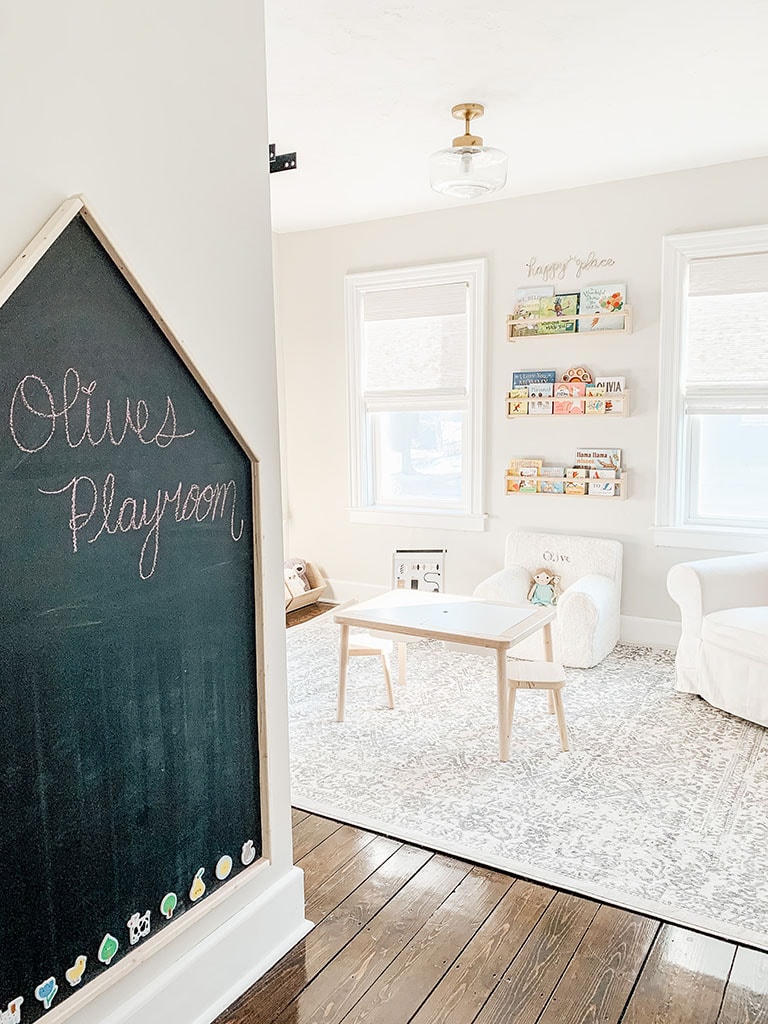 How to Make a DIY Chalkboard Wall (that's magnetic too!) - Jac of