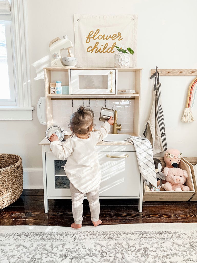 IKEA play kitchen hack — Little House of Light