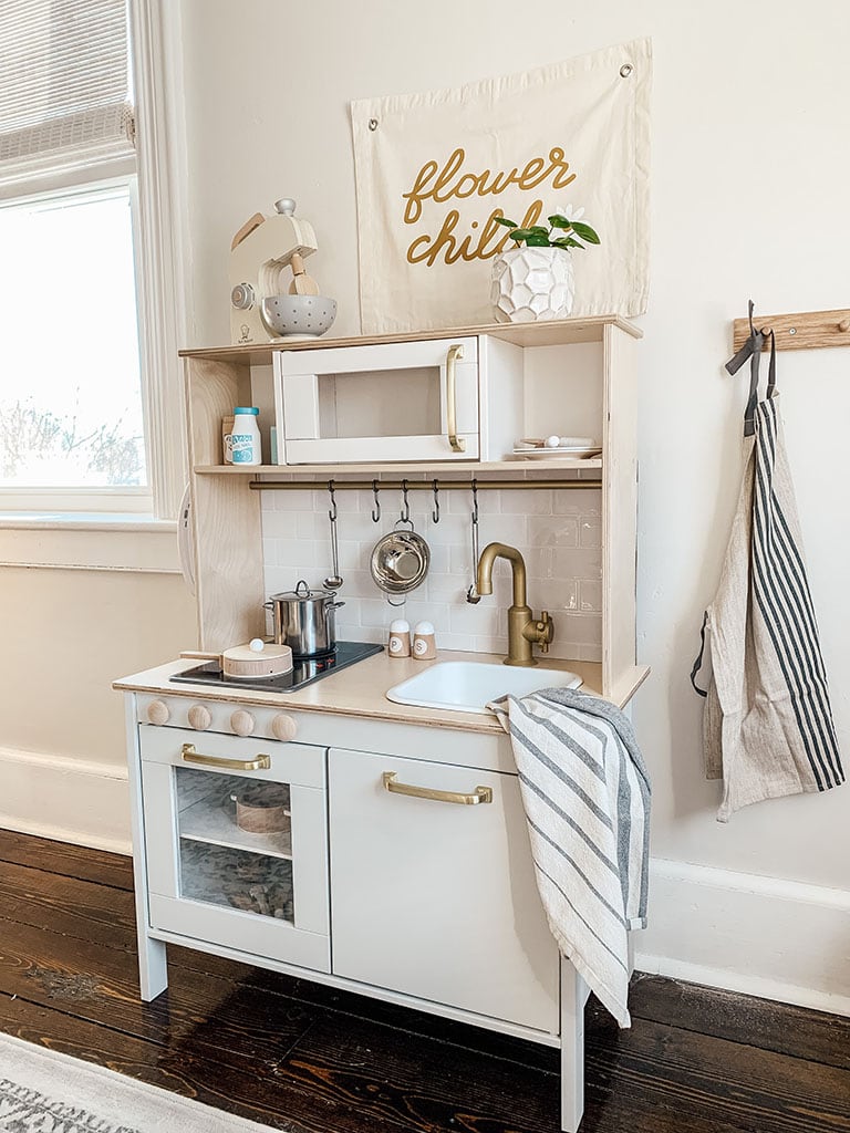 Functional Toddler Kitchen  Toddler kitchen, Ikea play kitchen