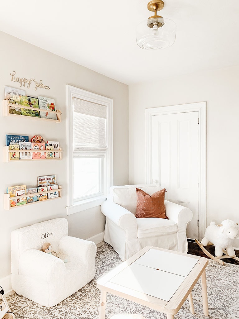 Neutral minimalist Playroom