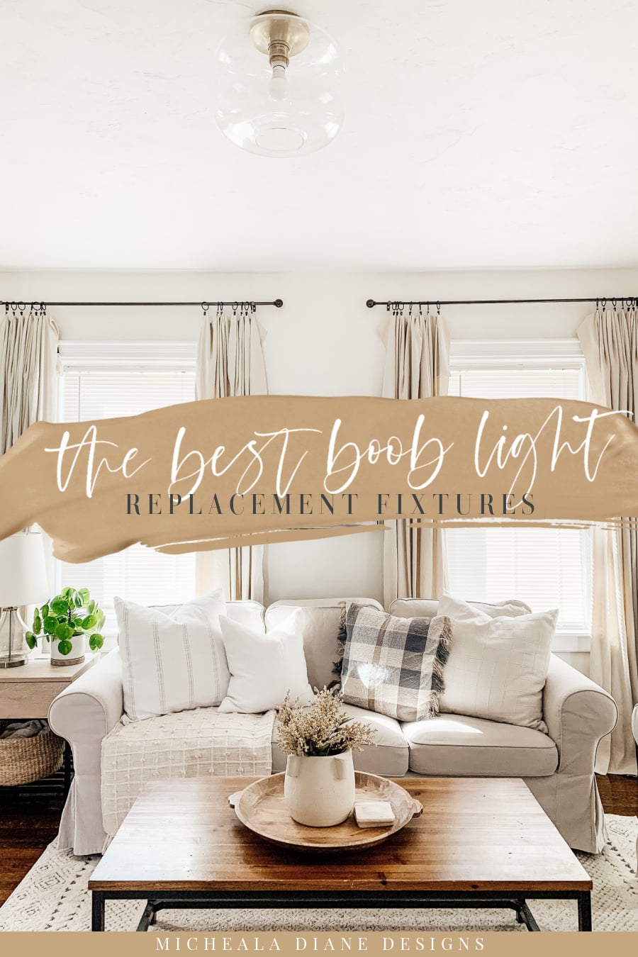 The Best Boob Light Replacement Fixture - Micheala Diane Designs