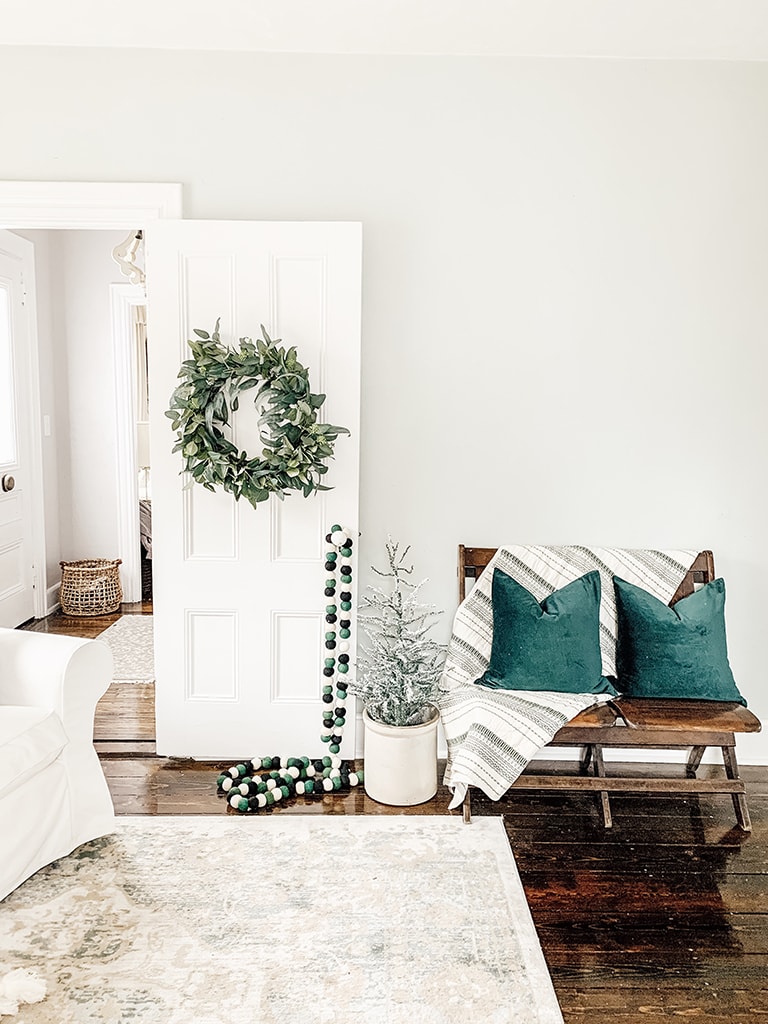 Christmas wreath Interior Door