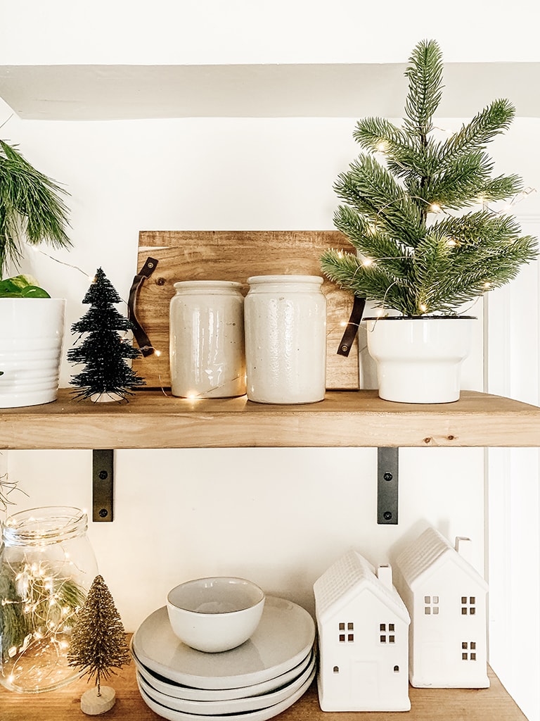 Twinkle Lights Shelves