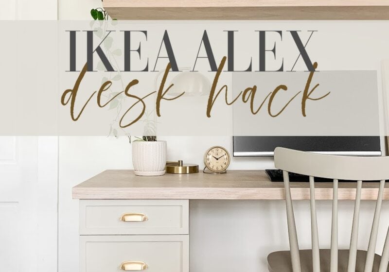 Ikea Alex Desk Hack