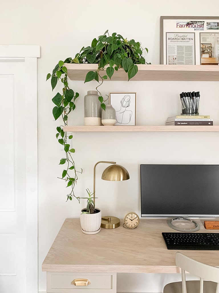 DIY Thin Floating Shelves Micheala Diane Designs