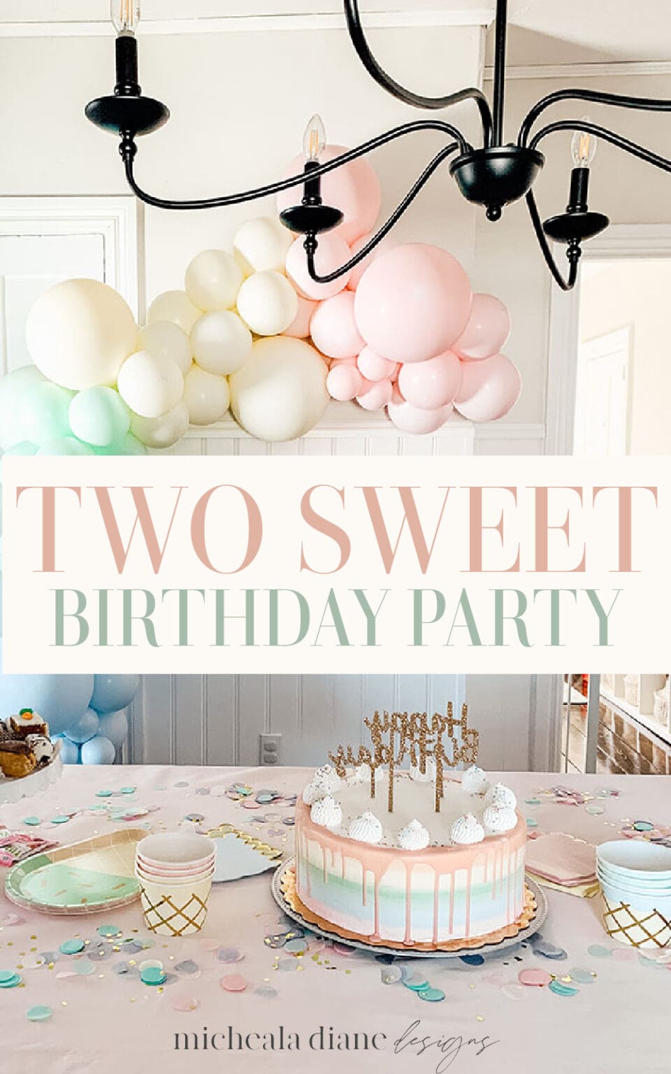 Two Sweet Birthday Decorationsnull