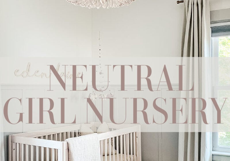 Neutral Girl Nursery