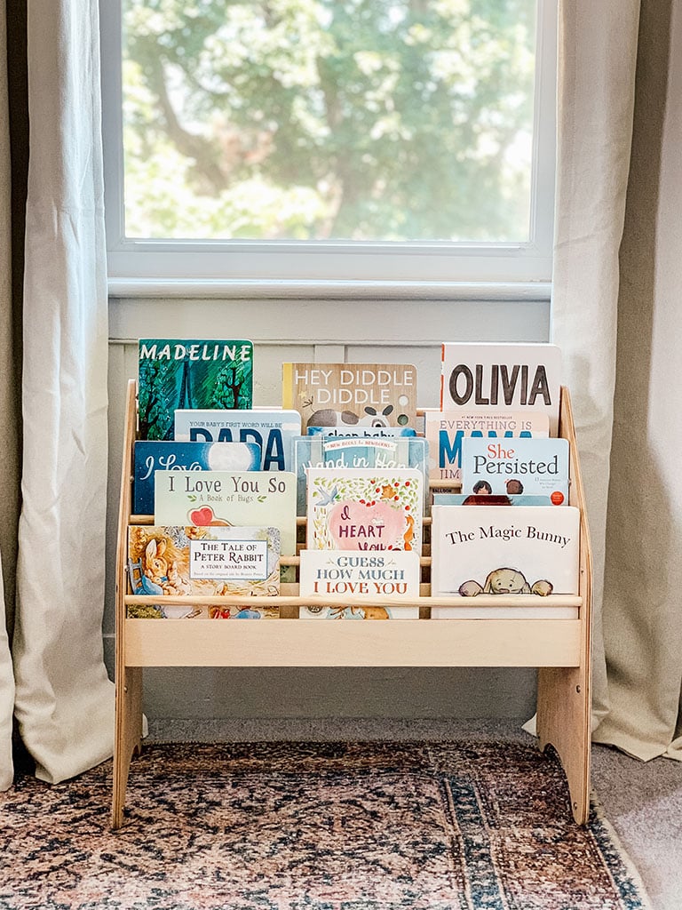 Montessori Wooden Bookshelf