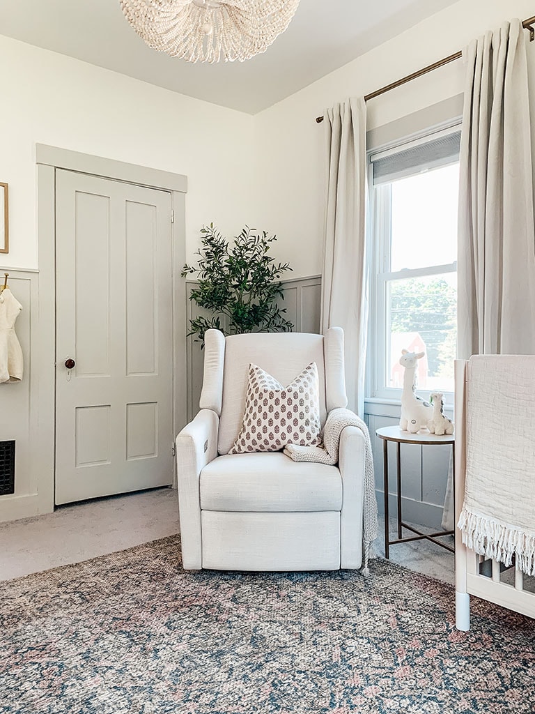 Neutral Curtains, Greenery Leaves Curtains, Gender Neutral