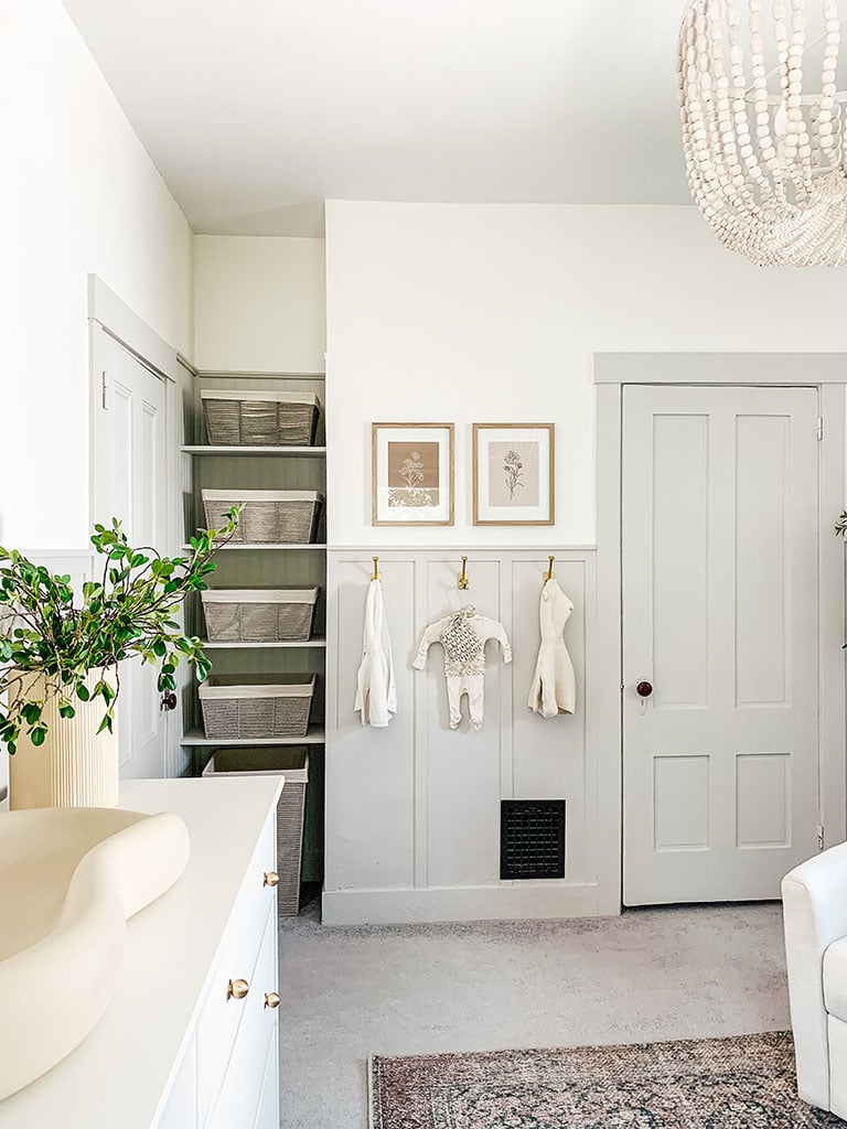 Neutral girl nursery