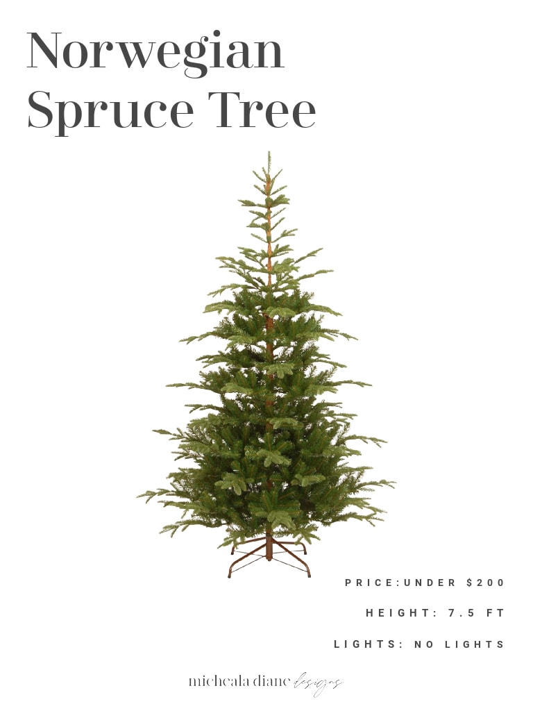 Norwegian Spruce Artificial Christmas Tree