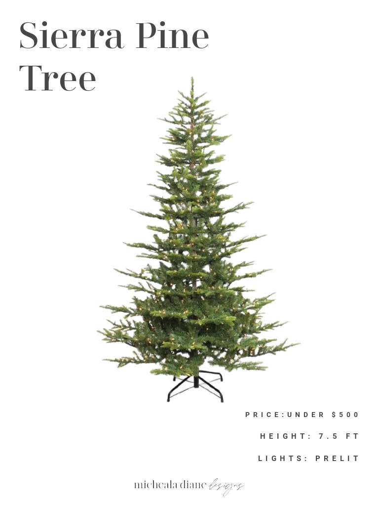 Sierra Pine Artificial Christmas Tree