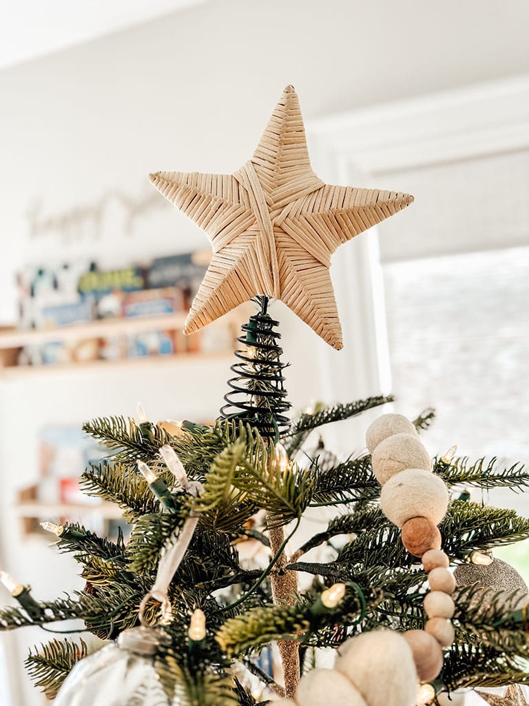 Woven Star Christmas Tree Topper